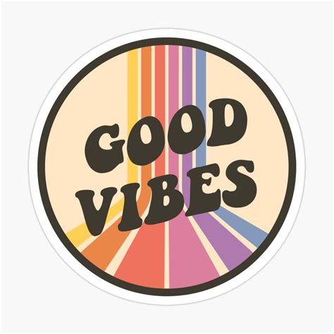 'Good Vibes' Poster by Emma Lou Graphics in 2020 | Print stickers, Scrapbook stickers printable ...