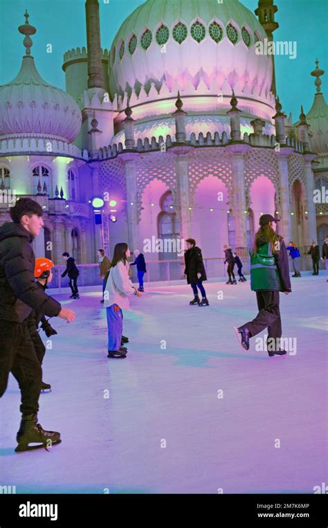 The Royal Pavilion Ice Rink, Brighton Stock Photo - Alamy