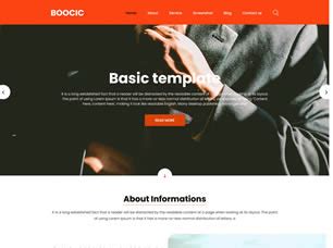 Boocic Free Website Template | Free CSS Templates | Free CSS