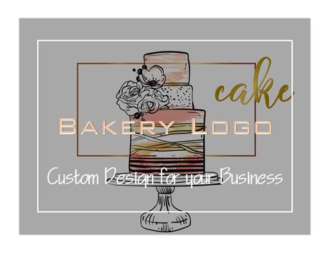 Bakery Logo Custom Design Custom Logo Business Logo Shop - Etsy