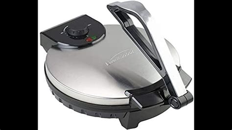 Tortilla Press Electric Cooker - YouTube