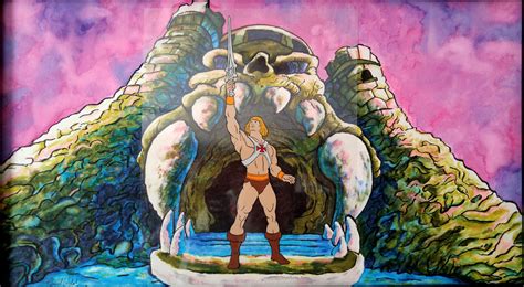 He-Man at Castle Grayskull by PatMWArt on DeviantArt