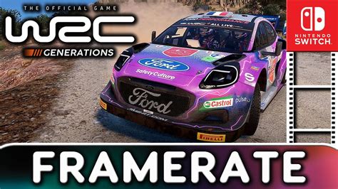 WRC Generations | Nintendo Switch Frame Rate Test | ContraNetwork