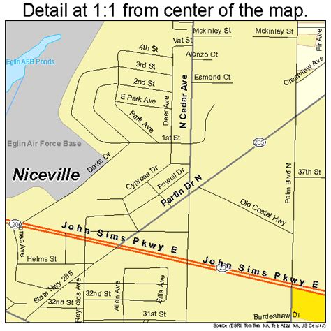 Niceville Florida Street Map 1248750