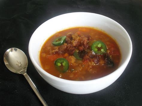 Roasted Red Pepper, Tomato and Lentil Soup with Dates and Lime | Lisa's Kitchen | Vegetarian ...
