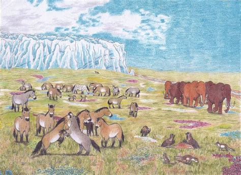 A Pleistocene landscape by Robin Liesens on DeviantArt in 2023 | Paleo ...