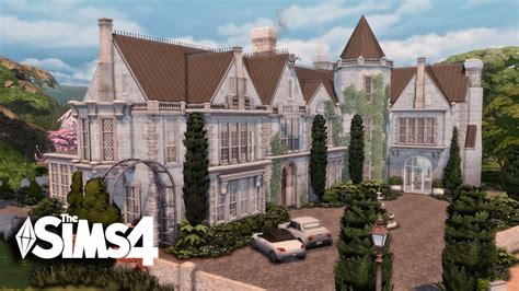 English manor family house | Interior | The Sims 4 Base Game + CC build ...