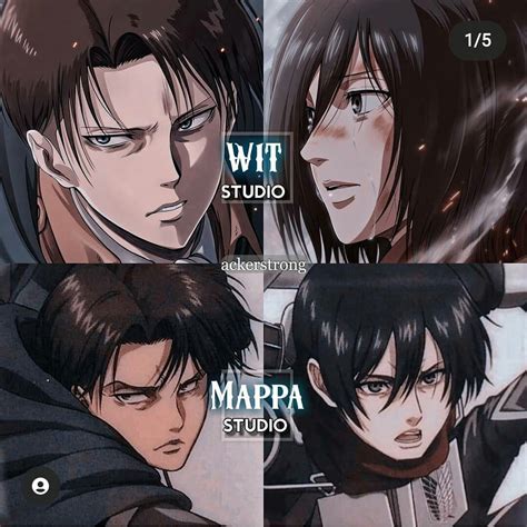 Mappa Vs Wit Studio Attack On Titan - bahabbild