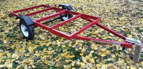 New Paxton 8x4ft Bed Foldable Utility Car Trailer Kit Frame Base in Vehicle Parts & Accessories ...