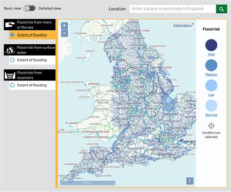 Flood Risk Map Wales