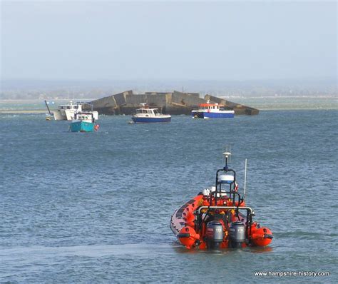 Hampshire and the Mulberry Harbour