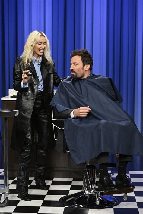 Miley Cyrus Gives Jimmy Fallon Drastic Makeover on 'The Tonight Show' - Parade