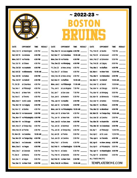 Bruins Game Schedule 2024 - Jodie Lynnett