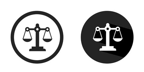 Scales of justice logo. Scales of justice icon vector design black color. Stock vector. 35624552 ...