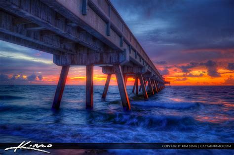 Deerfield Beach International Fishing Pier at Sunrise