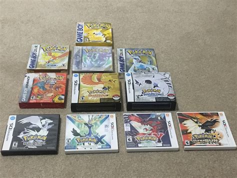 Pokemon Games Main Series Collection... I started collecting the ...