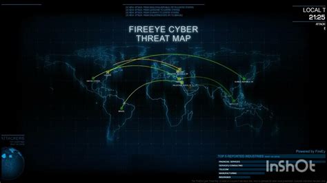 Fireeye Live Cyber Attack Map | FIREEYE CYBER THREAT MAP | HackNet - YouTube