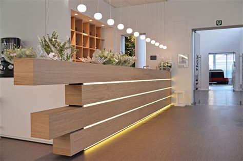 Office Reception contemporary classic reception counters with led lighting - Google Search ...