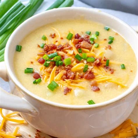 Instant Pot Loaded Potato Soup - Belle of the Kitchen