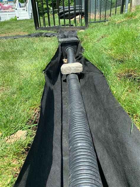 French Drain and Catch Basin Installation - Drainage to Prevent Water Flooding Near Home ...