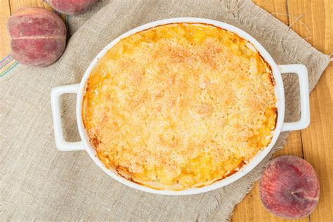 Peach Cobbler Recipe With Crumb Topping