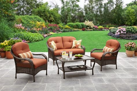 Better Homes & Gardens Azalea Ridge Outdoor Conversation Set with ...