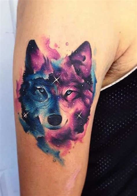 Sleeve colorful wolf tattoo ink for women Retro Tattoos, Trendy Tattoos, Popular Tattoos, Cool ...