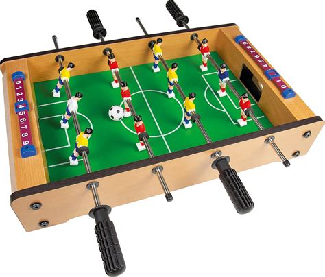 Global Gizmos 80380 Table Top Foosball Set | Mini Football Game | 6-A ...