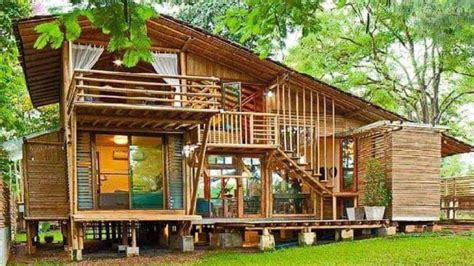 Bahay Kubo Bamboo House Design Wooden House Design Simple House Design ...