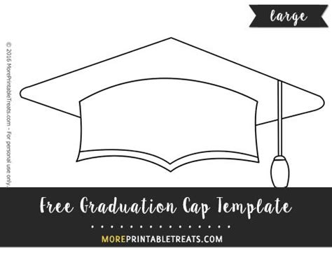 Graduation Cap Template – Large | Graduation cap, Graduation templates, Graduation cap pictures