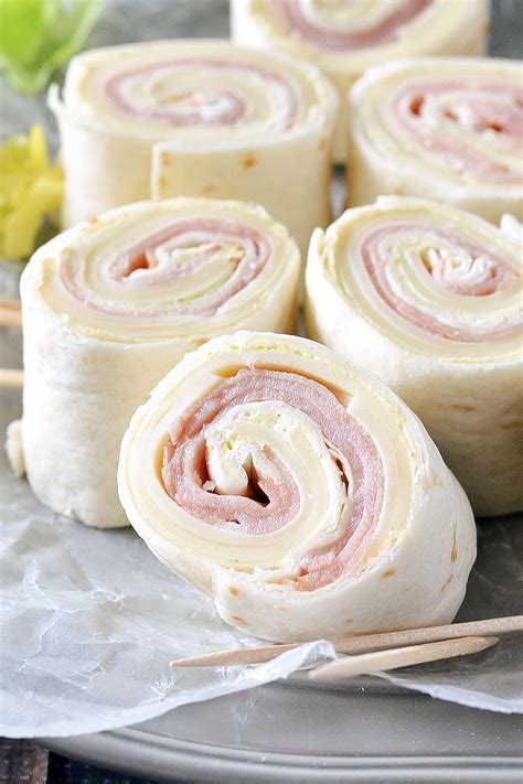 Ham and Cheese Pinwheels | Recipe | Pinwheel recipes, Ham and cheese pinwheels, Cheese pinwheels