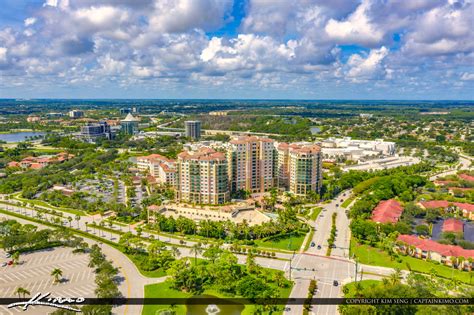 Palm Beach Gardens Aerial | Royal Stock Photo