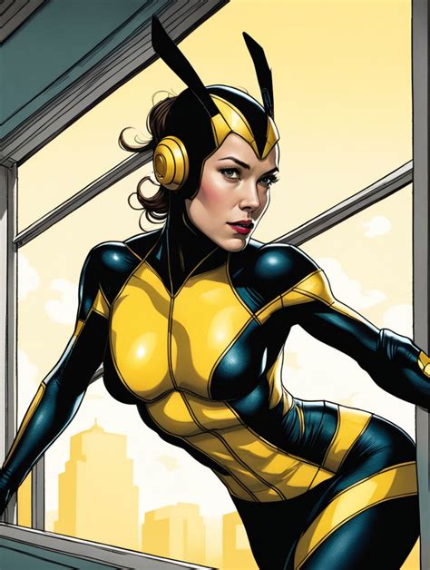 Evangeline Lilly As The Wasp. by Dave-Dreamer on DeviantArt