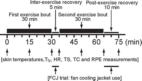 Frontiers | Cooling Between Exercise Bouts and Post-exercise With the Fan Cooling Jacket on ...