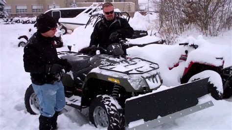 2013 Arctic Cat ATV 500 4x4 EFI with Snow Plow - YouTube