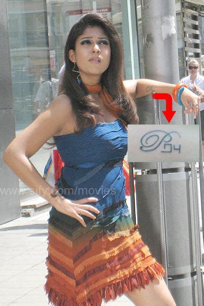 Nayanthara with Prabhu Tattoo - extraMirchi.com