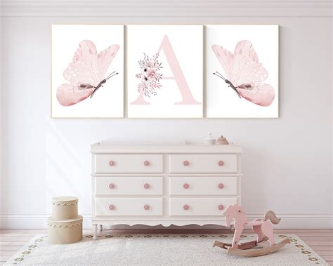 Nursery Decor Girl Butterflies Butterfly Nursery Art Girl - Etsy