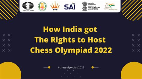 How India got the Rights to Host the Chess Olympiad – FIDE Chess ...