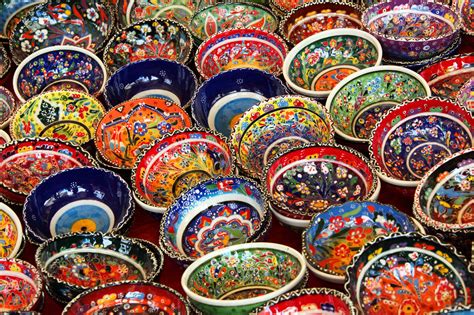 Colorful Turkish Bowls Free Stock Photo - Public Domain Pictures