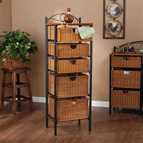 Small Storage Baskets for Shelves | Wicker baskets storage, Drawer storage unit, Drawer unit