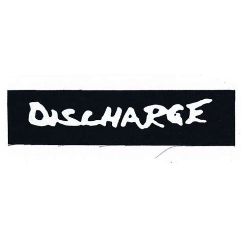 Discharge Band Logo Patch