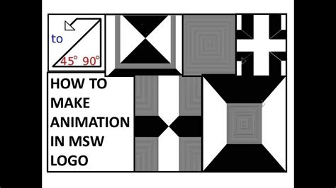 MSW logo tutorial/MSW LOGO animation commands/For command/Logo commands for class 3 & 4 - YouTube