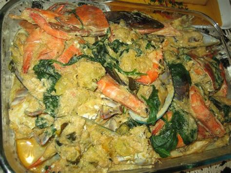 ginataan kalabasa seafood | my uncle brought this...it was s… | Flickr