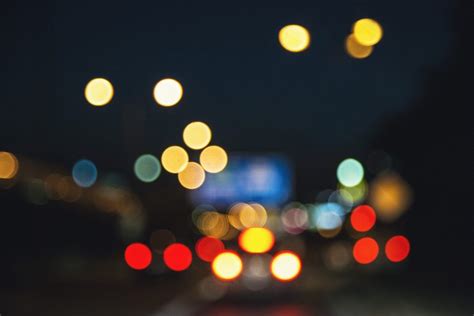 Night Bokeh Lights Royalty-Free Stock Photo