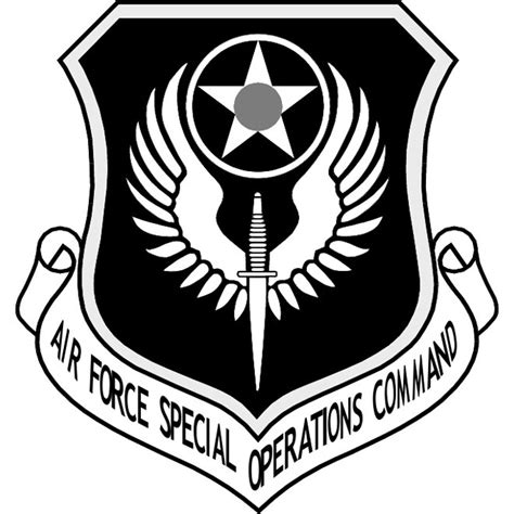 crest Air Force Special Unit Royalty Free Stock SVG Vector