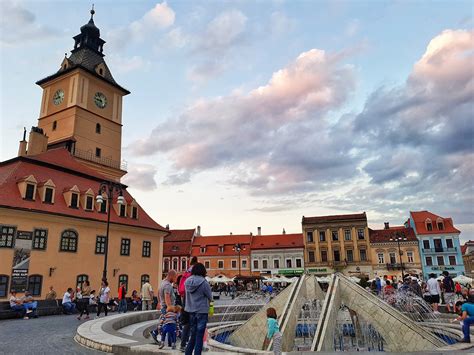 Brasov Old Town Square - Skye Travels