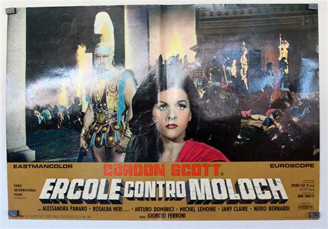 "ERCOLE CONTRO MOLOCH" MOVIE POSTER - "ERCOLE CONTRO MOLOCK" MOVIE POSTER