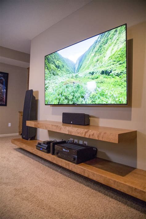 17 DIY Entertainment Center Ideas and Designs For Your New Home - EnthusiastHome | Floating ...