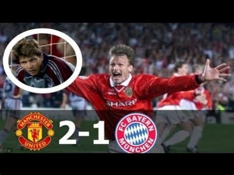 Manchester United vs Bayern Munich 2-1 - UCL Final 1999 - HD - YouTube