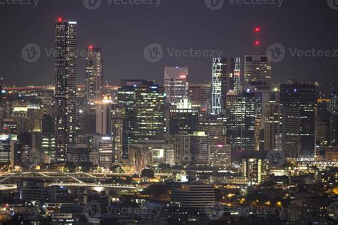 Brisbane City by Night 1031480 Stock Photo at Vecteezy